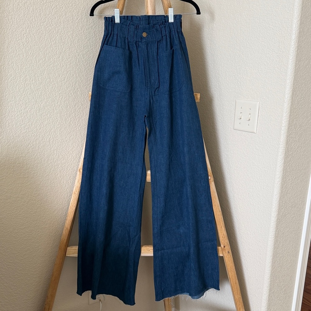 Emerson Fry TULIP WIDE LEG - INDIGO HEMP ORGANIC - Picture 5 of 10